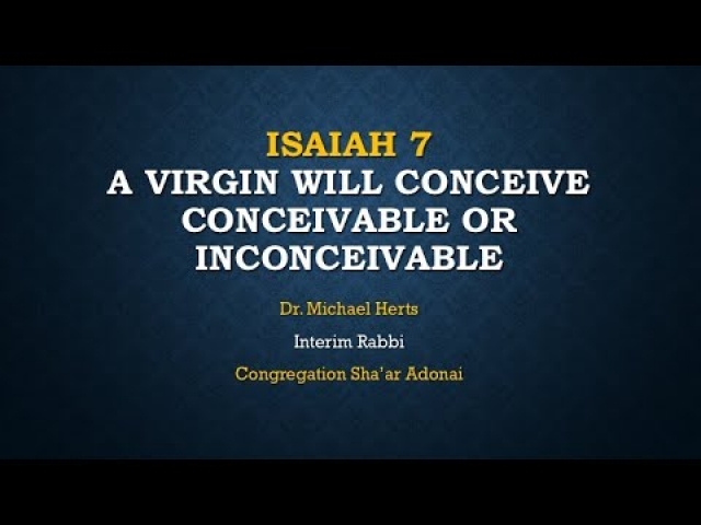 Isaiah 7, Michael Herts